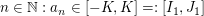 $ n\in\IN: a_n\in[-K,K]=:[I_1,J_1] $